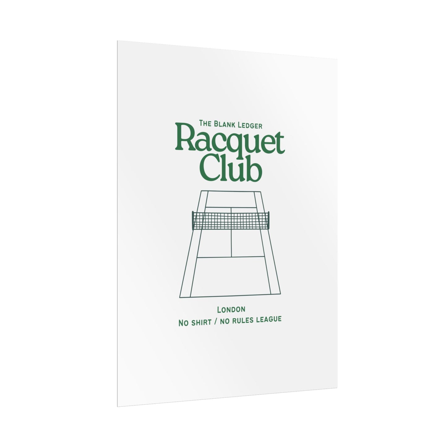 BL Raquet Club - Print