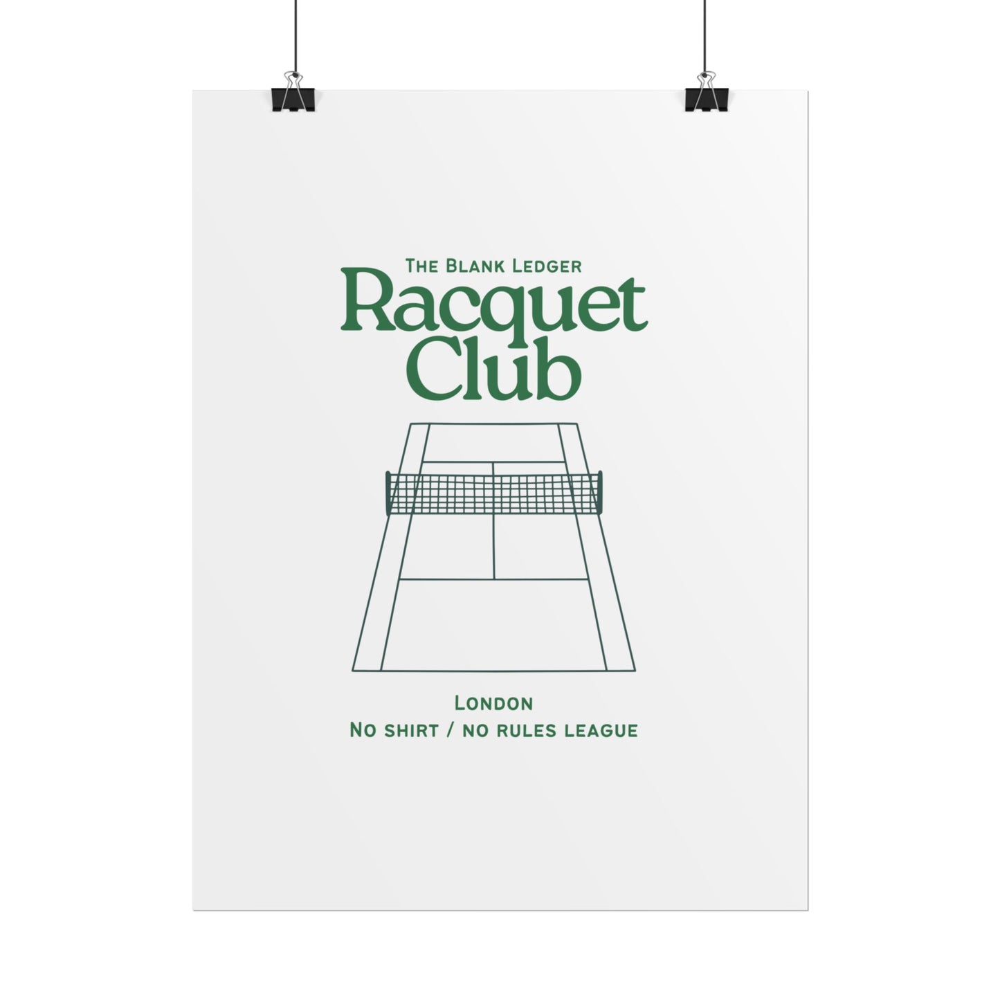BL Raquet Club - Print