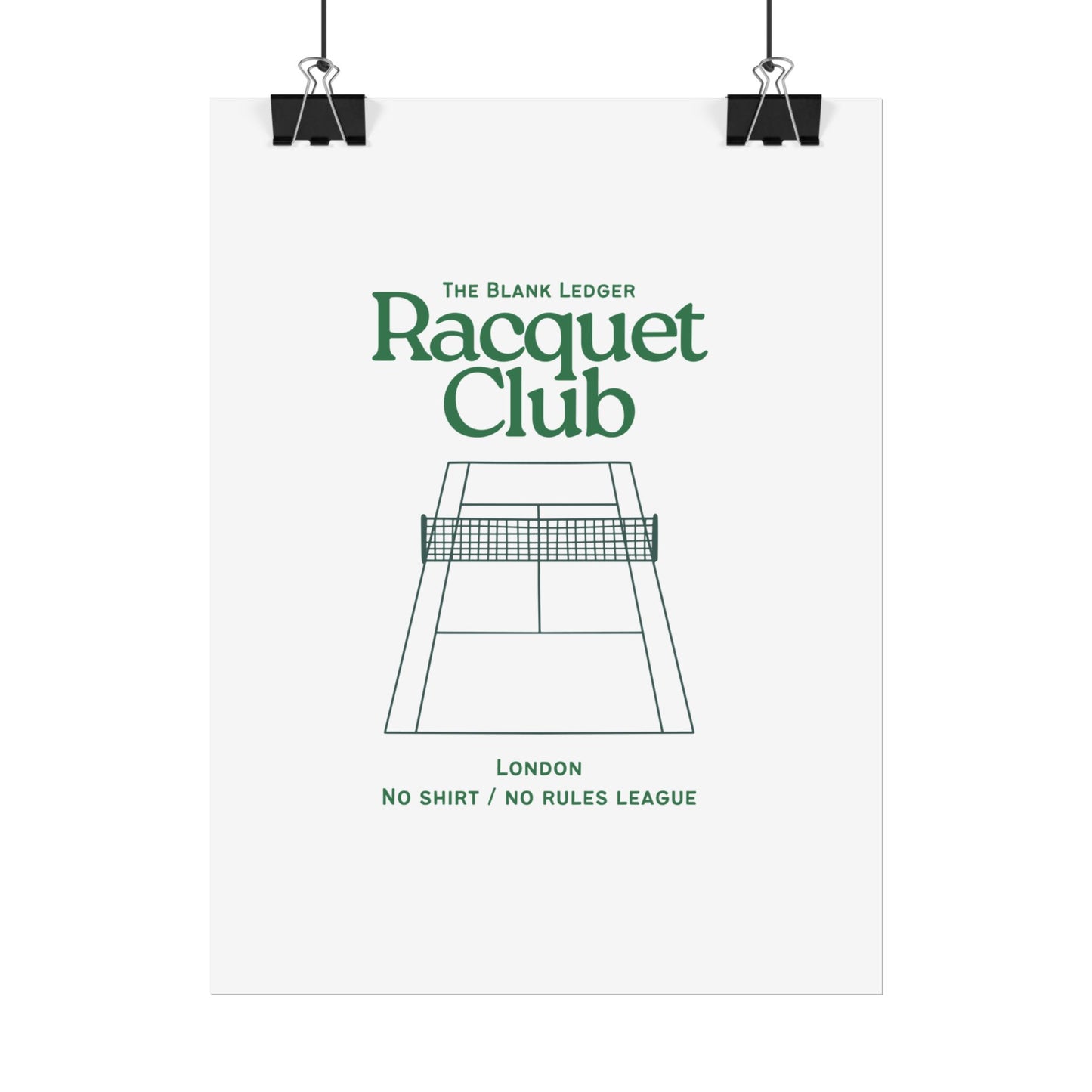 BL Raquet Club - Print