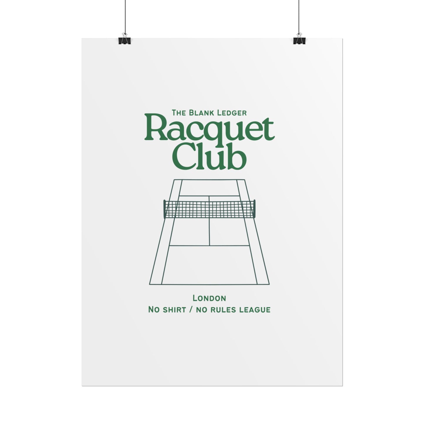 BL Raquet Club - Print