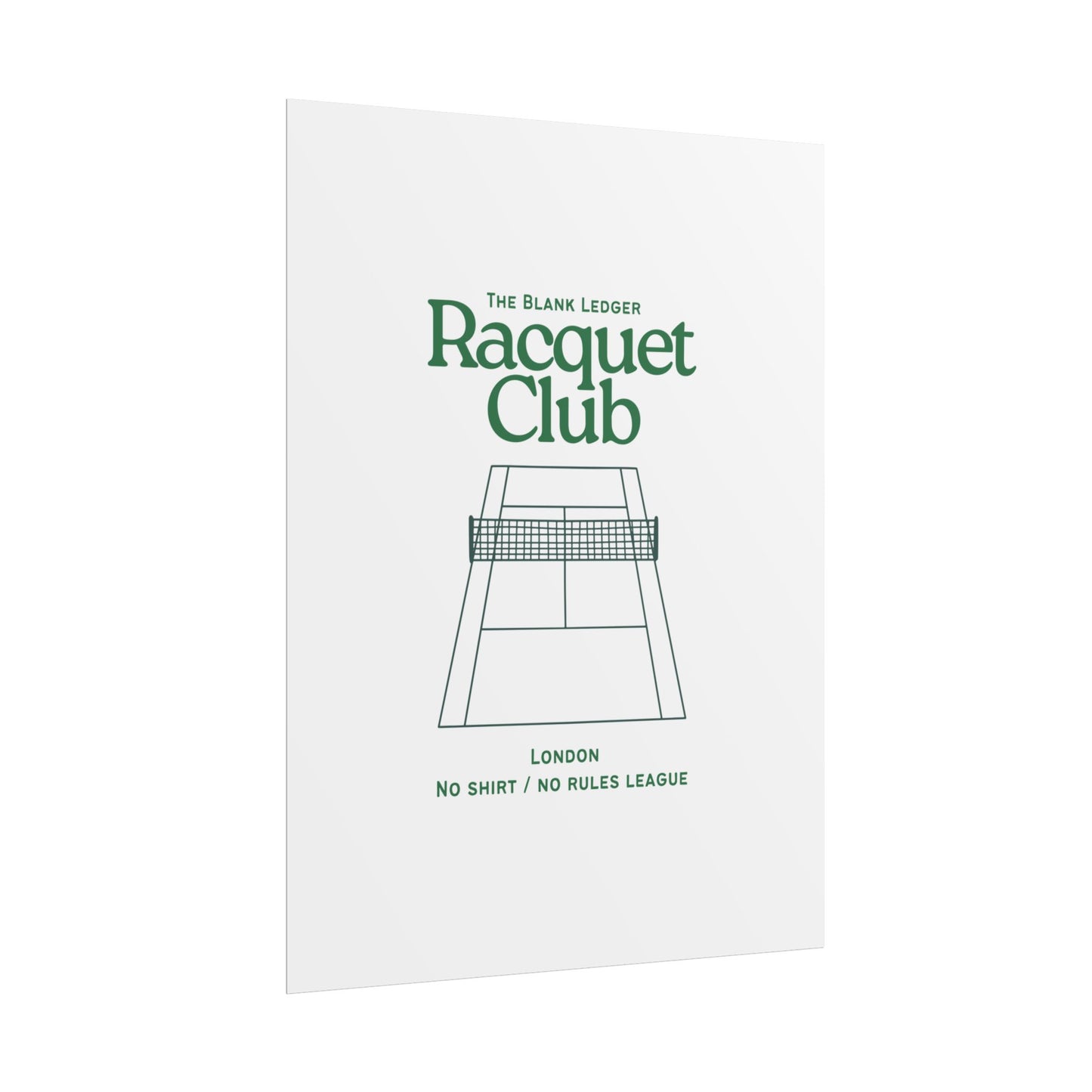 BL Raquet Club - Print