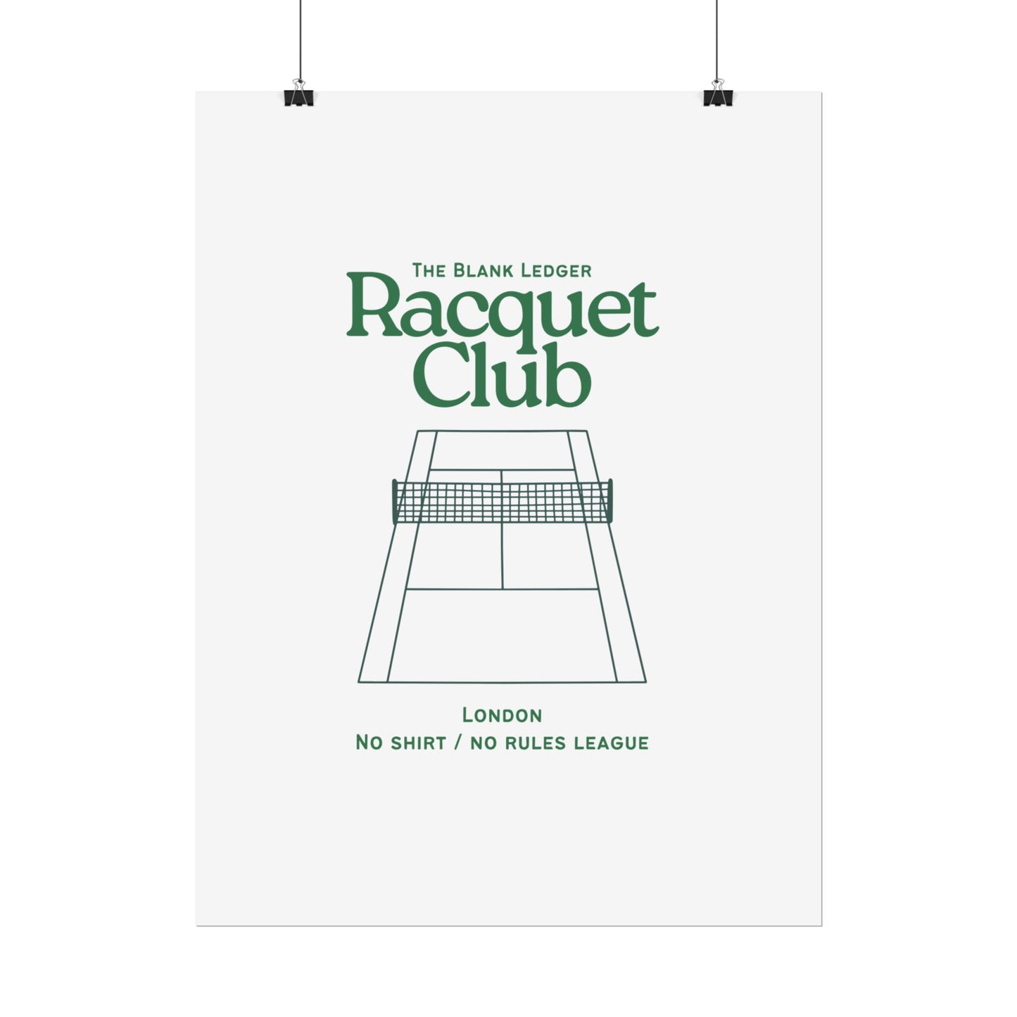 BL Raquet Club - Print