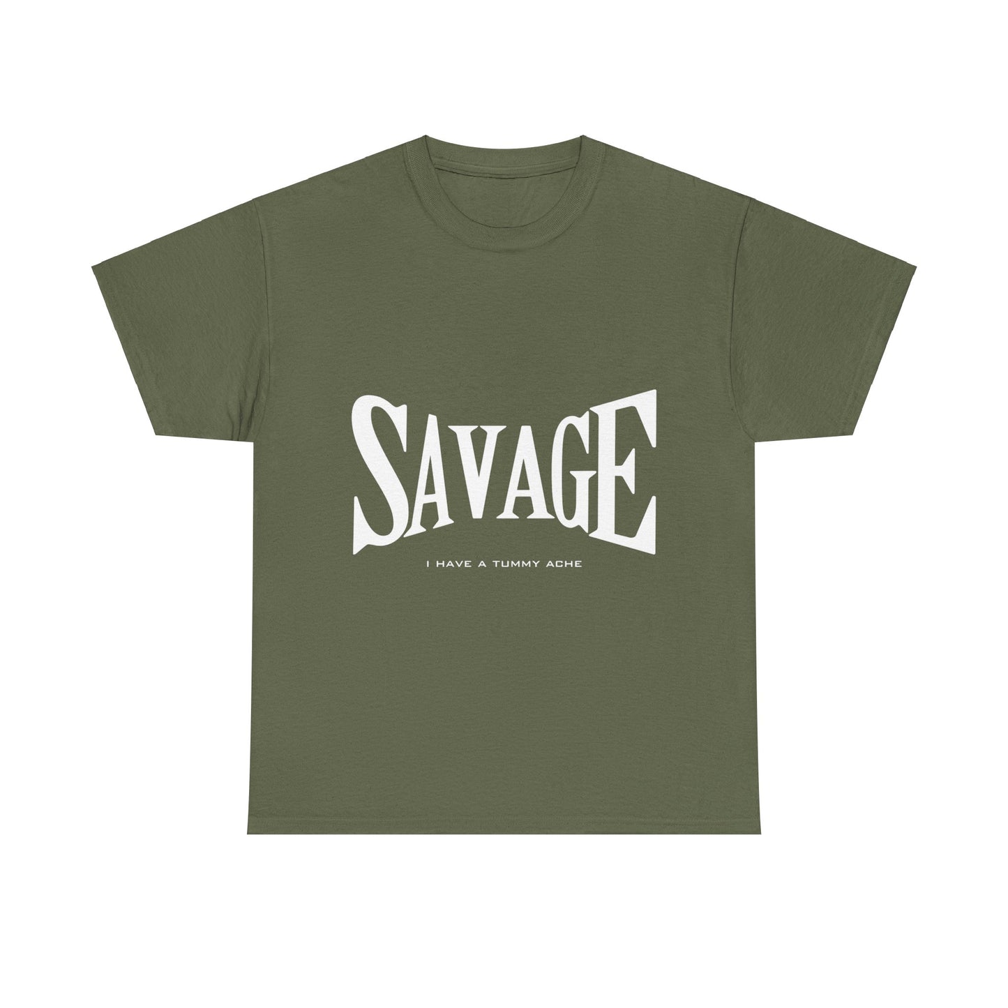Savage Tummy Ache - Heavy Tee