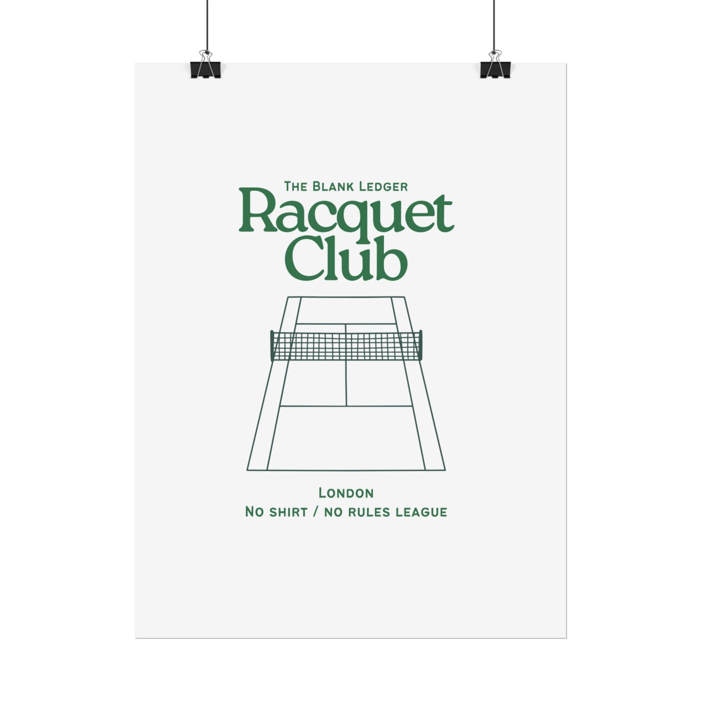 BL Raquet Club - Print