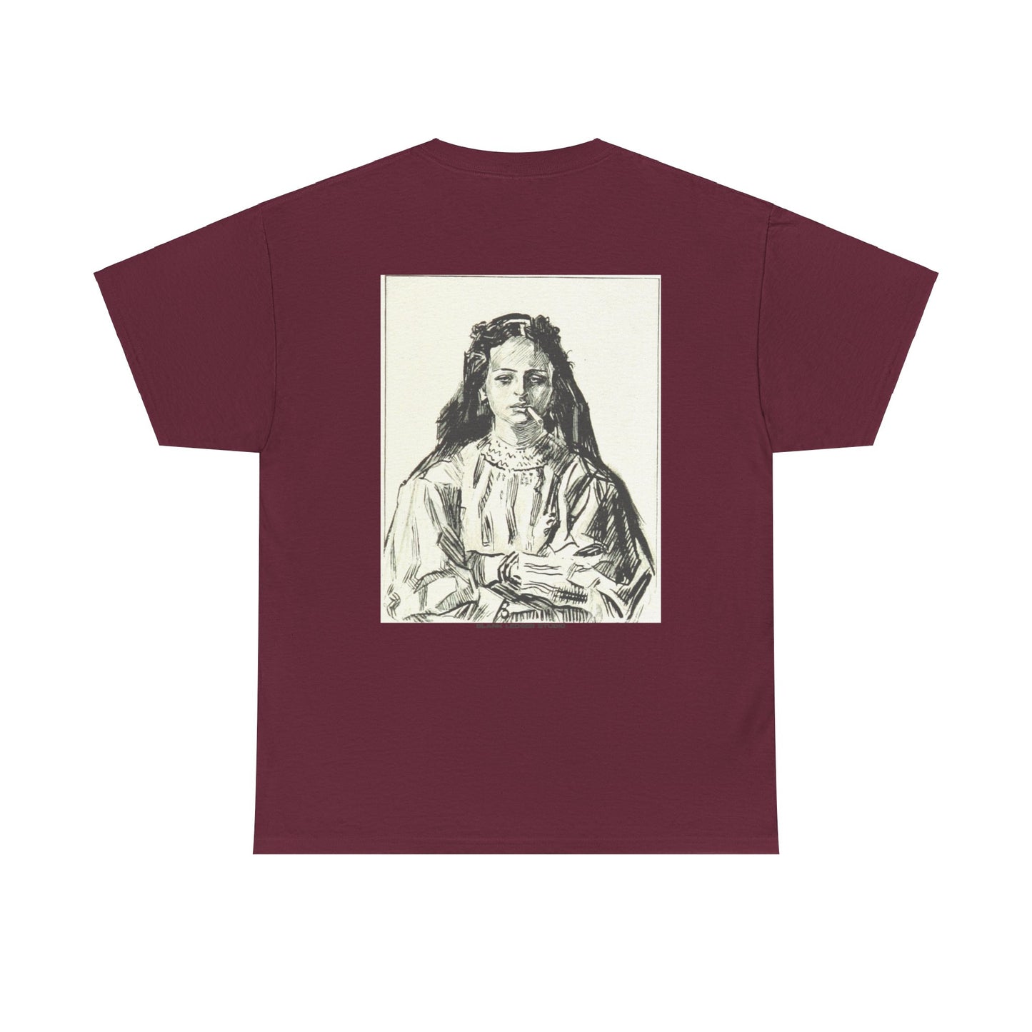 Smoking Woman - Heavy Tee