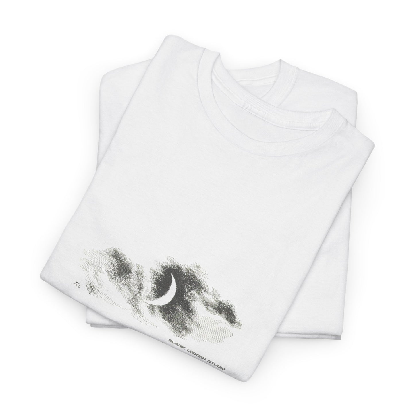 Clouded Moon - Heavy Tee