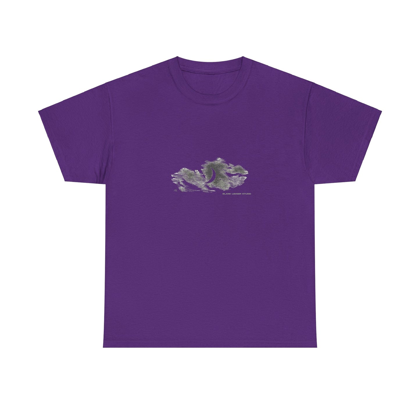 Clouded Moon - Heavy Tee